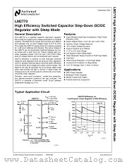 LM2770SD-1215 datasheet pdf National Semiconductor