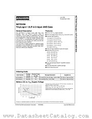 NC7SV08P5X datasheet pdf Fairchild Semiconductor