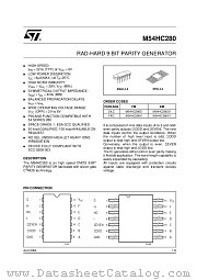 M54HC280K datasheet pdf ST Microelectronics