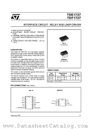 TDF1737DP datasheet pdf ST Microelectronics