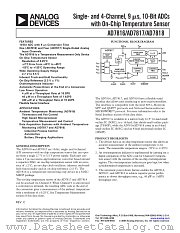 EVAL-AD7816/7/8EB datasheet pdf Analog Devices