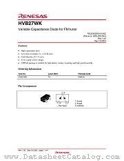 HVB27WK datasheet pdf Renesas