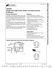 LM3525MX-L datasheet pdf National Semiconductor