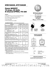 NTX70N03R datasheet pdf ON Semiconductor