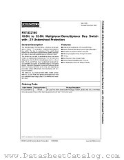 FSTU32160MTDX datasheet pdf Fairchild Semiconductor