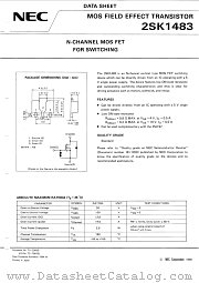 2SK1483-T1 datasheet pdf NEC