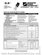 APT60S20B2CT datasheet pdf Advanced Power Technology
