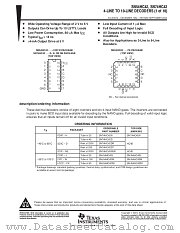 SN74HC42NSR datasheet pdf Texas Instruments