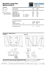 MQF45.0-0750/19 datasheet pdf Vectron