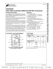DS36C280M datasheet pdf National Semiconductor