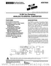 ADS7800KP datasheet pdf Texas Instruments