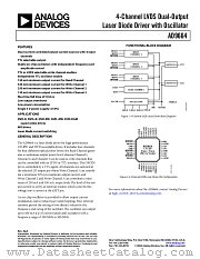 AD9664ACPDNZ-REEL7 datasheet pdf Analog Devices