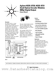 HEDS-9730-350 datasheet pdf Agilent (Hewlett-Packard)