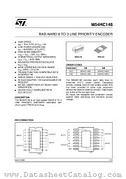 M54HC148D datasheet pdf ST Microelectronics