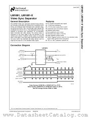 LM1881N datasheet pdf National Semiconductor