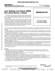 MC88LV915T datasheet pdf Freescale (Motorola)