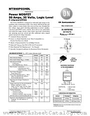 MTB50P03HDL datasheet pdf ON Semiconductor