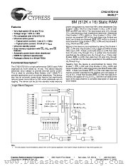 CY62157DV18L-55BVI datasheet pdf Cypress