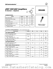2N5486RLRP datasheet pdf ON Semiconductor
