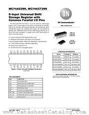 MC74AC299 datasheet pdf ON Semiconductor