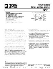 AD781SQ/883B datasheet pdf Analog Devices