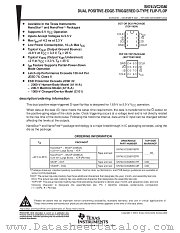 SN74LVC2G80YEPR datasheet pdf Texas Instruments