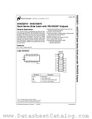 5962-9218001MSA(54ACQ573FMQB) datasheet pdf National Semiconductor