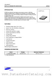 S5T8610 datasheet pdf Samsung Electronic