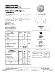 NST3946DXV6T5 datasheet pdf ON Semiconductor