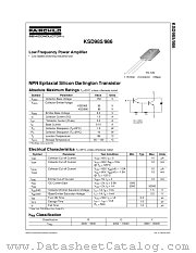 KSD986OS datasheet pdf Fairchild Semiconductor