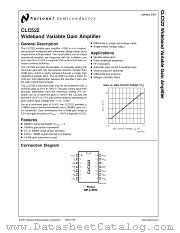 5962-9451701MCA datasheet pdf National Semiconductor