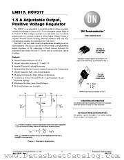 LM317BT datasheet pdf ON Semiconductor