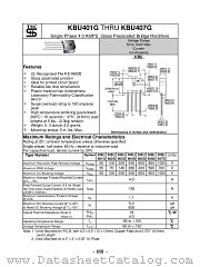 KBU407G datasheet pdf Taiwan Semiconductor