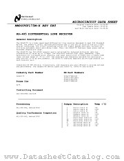 5962-9076601M2A datasheet pdf National Semiconductor