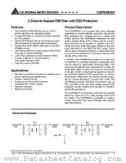 CSPEMI204G datasheet pdf California Micro Devices Corp