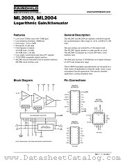 ML2004CP datasheet pdf Fairchild Semiconductor