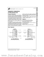 DS90CR211MTD datasheet pdf National Semiconductor