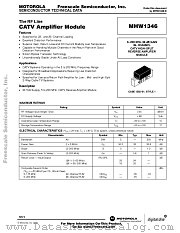MHW1346 datasheet pdf Freescale (Motorola)