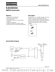 KA34063ADSTF datasheet pdf Fairchild Semiconductor