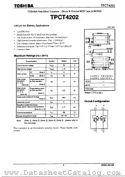TPCT4202 datasheet pdf TOSHIBA