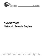 CYNSE70032-66BGI datasheet pdf Cypress