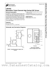 LM2460TA datasheet pdf National Semiconductor