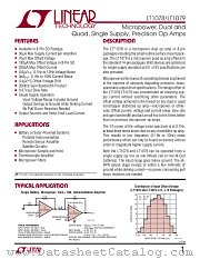 LT1079 datasheet pdf Linear Technology