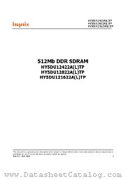 HY5DU12822A(L)T-K datasheet pdf Hynix Semiconductor