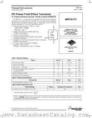 MRF1511T1 datasheet pdf Freescale (Motorola)