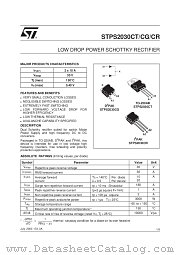 STPS2030C datasheet pdf ST Microelectronics