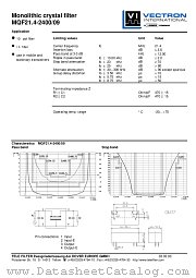MQF21.4-2400/09 datasheet pdf Vectron