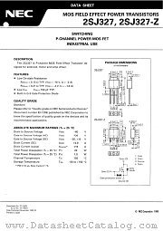 2SJ327-Z-E1 datasheet pdf NEC