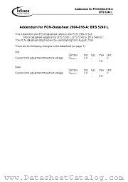 BTS 5240 L datasheet pdf Infineon