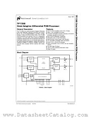 TP11368V datasheet pdf National Semiconductor